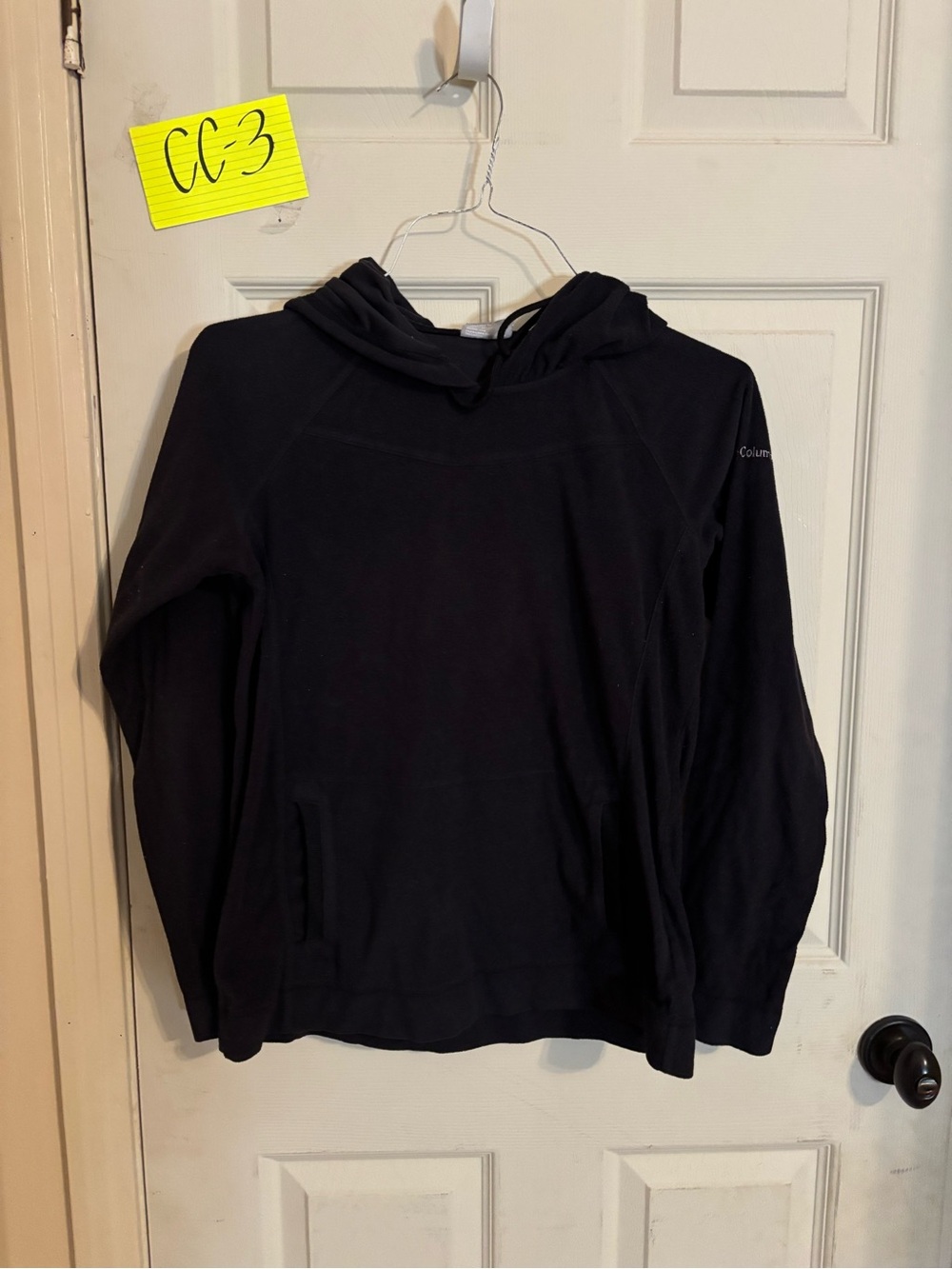 Columbia Black Hooded Pullover
